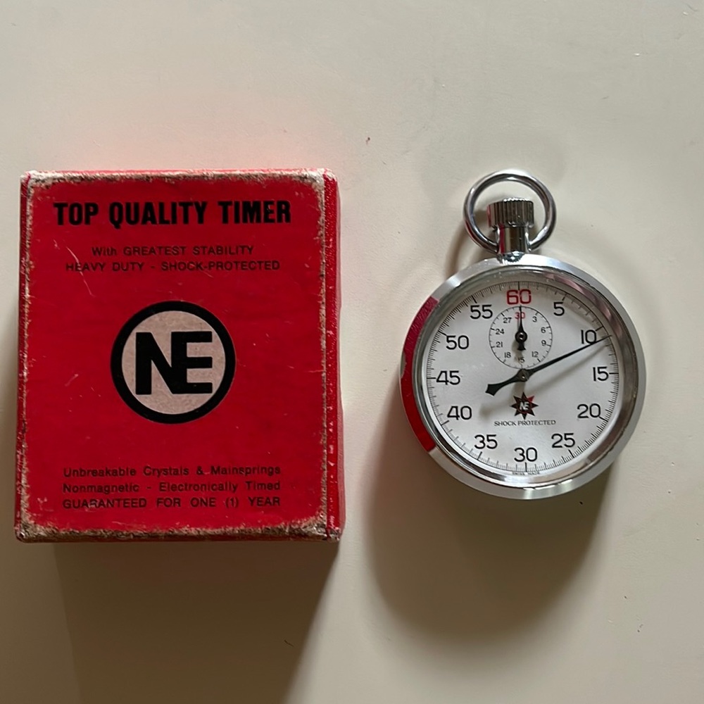 Vintage Swiss Top Quality NE Stop watch timer